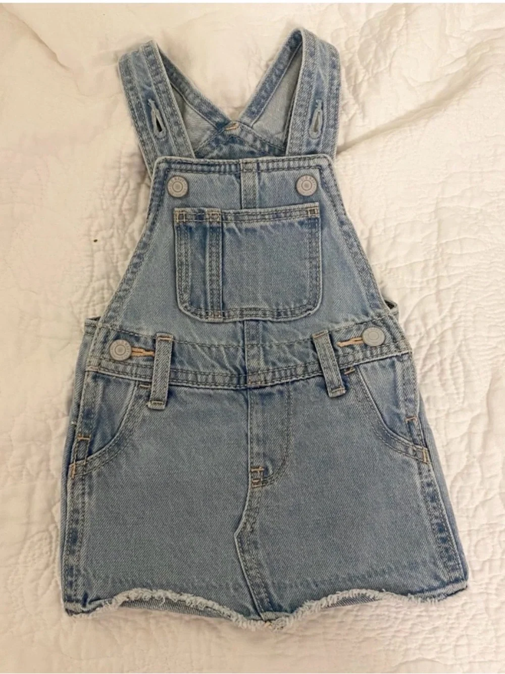 Baby Denim Overall Dress